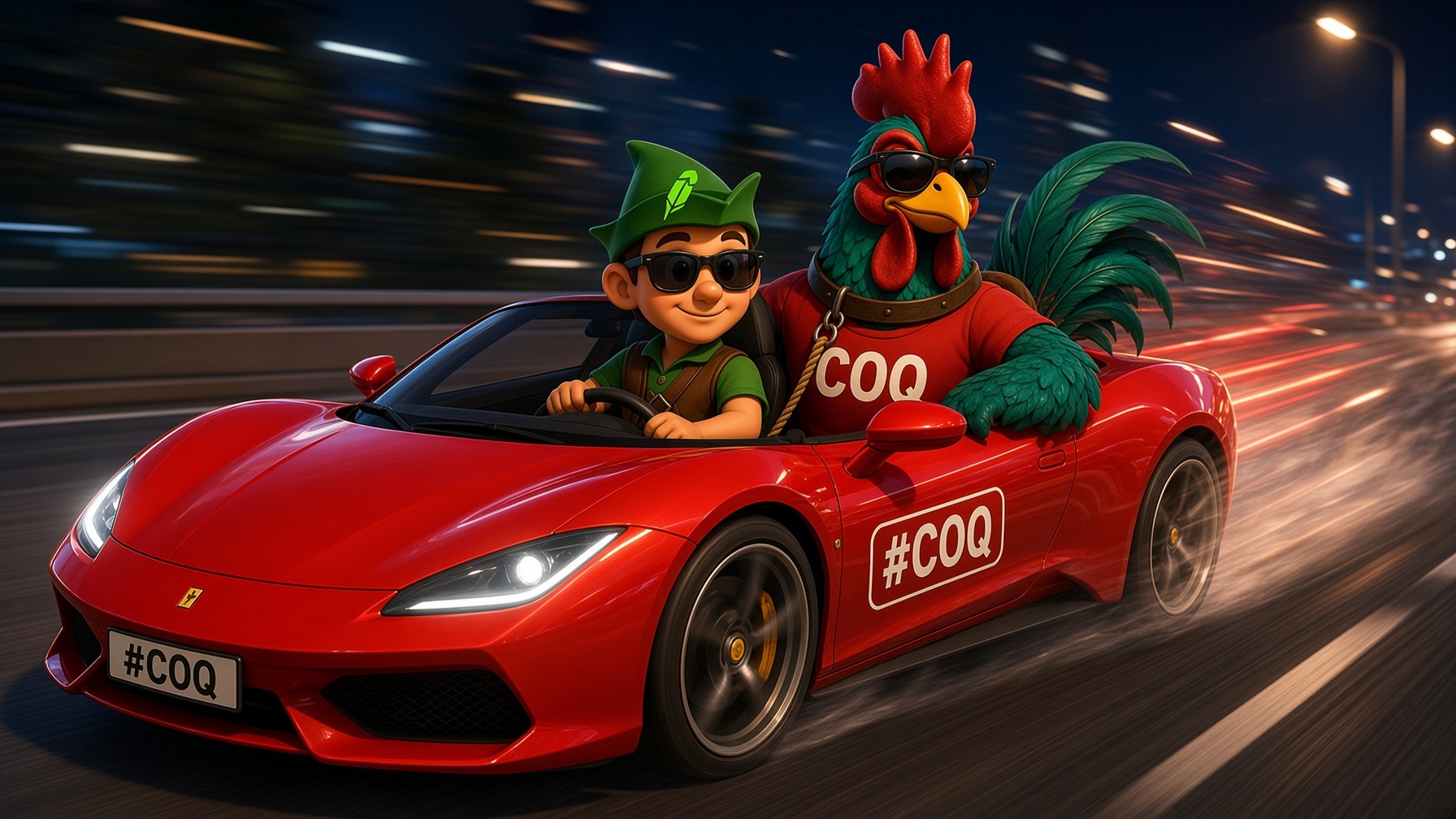 Robin Hood and his coq